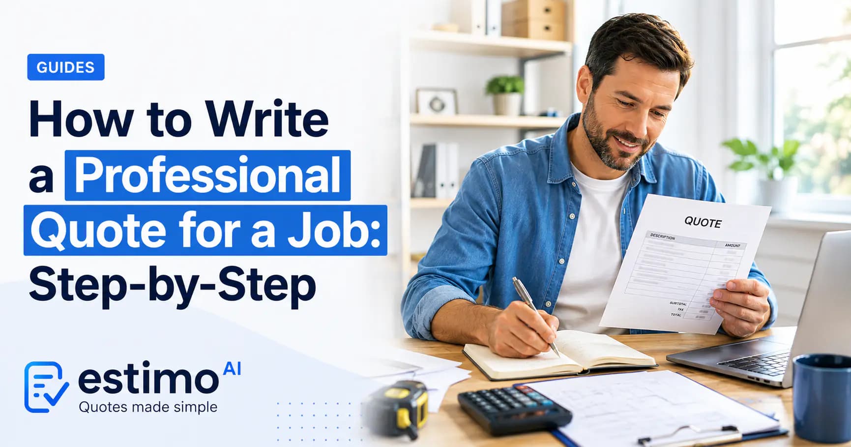 How to Write a Professional Quote for a Job: Step-by-Step