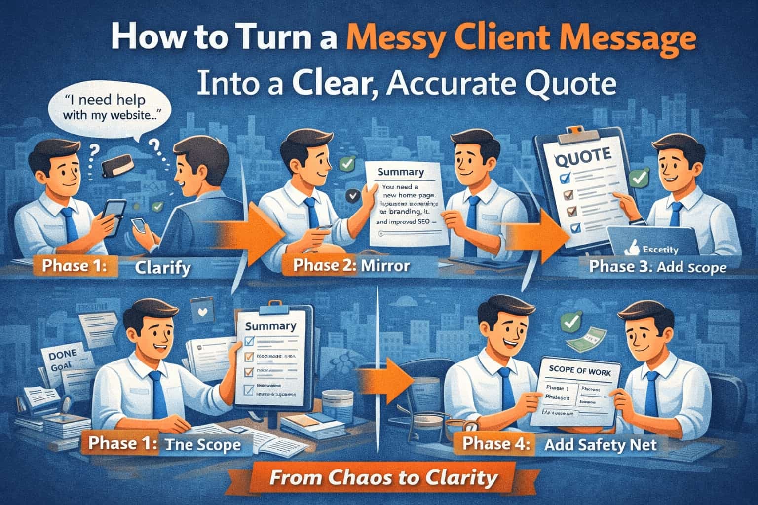 How to Turn a Messy Client Message Into a Clear, Accurate Quote